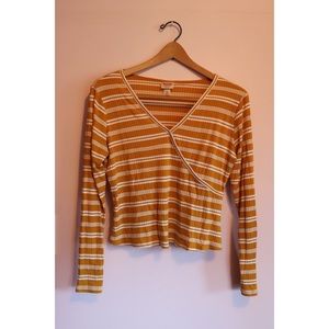 Striped yellow shirt